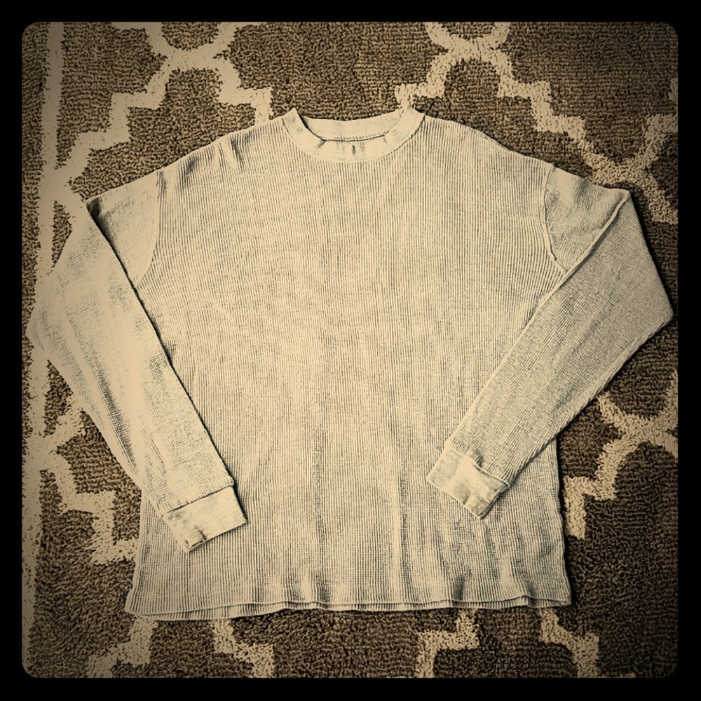 Men's thermal long sleeve shirt